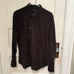 THEORY - Standard Fit Corduroy Shirt - Size M - Preowned